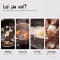 ⏰🔥BEGRENSET TID: Kjøp 1, få 1 gratis！bare 99,99 kr!🍳Dobbeltkammeret mikrobølgeovn eggkokker for posjerte egg