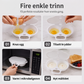 ⏰🔥BEGRENSET TID: Kjøp 1, få 1 gratis！bare 99,99 kr!🍳Dobbeltkammeret mikrobølgeovn eggkokker for posjerte egg