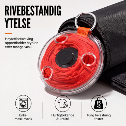 ⏰🔥BEGRENSET TID: bare 99,99 kr!👜Bærbar uttrekkbar opprullbar handlepose