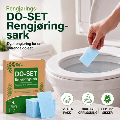🚽 50 % RABATT NÅ! ✨ Hurtigoppløselige rengjøringsark for toalettet – friskt, enkelt og effektivt 💧