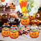 Gjennomsiktige Halloween-gaveposer i form av gresskar