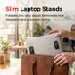 Mini-sammenleggbar laptopstativ til skrivebordet