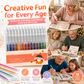 🎨 Sett med hurtigtørkende glitterpenner til kort, planleggere og utklippsbøker