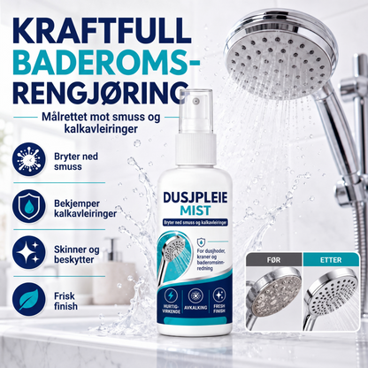 ⏰🔥BEGRENSET TID: bare 99,99 kr!🚿Hurtigvirkende spray for fjerning av kalkavleiringer i dusjen