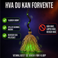 Halloween elektrisk heksekost dekorasjon