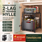 🔄💪 50 % RABATT! 📦 Utrekkbar hylle med 2 nivåer – dobbel lagringsplass, enkel tilgang.