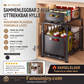 🔄💪 50 % RABATT! 📦 Utrekkbar hylle med 2 nivåer – dobbel lagringsplass, enkel tilgang.