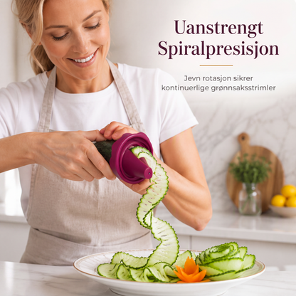 Manuell grønnsaksspiralizer og -krøller for utskjæring av roseblomster