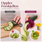 Manuell grønnsaksspiralizer og -krøller for utskjæring av roseblomster