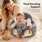 ✨50 % RABATT NÅ! !✨🧸 Plysj-babystøtte – Ergonomisk, stabil og myk – Perfekt til sittetrening og lek 🛋️