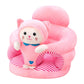 ✨50 % RABATT NÅ! !✨🧸 Plysj-babystøtte – Ergonomisk, stabil og myk – Perfekt til sittetrening og lek 🛋️