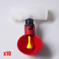 Gravity-mated automatiske drikkekopper for kyllinger