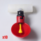 Gravity-mated automatiske drikkekopper for kyllinger