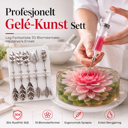 🎂🌟 SISTE DAG MED TILBUD: BARE 129,99 kr! 🎁✨ Verktøy for å lage 3D-kunst i gelatin