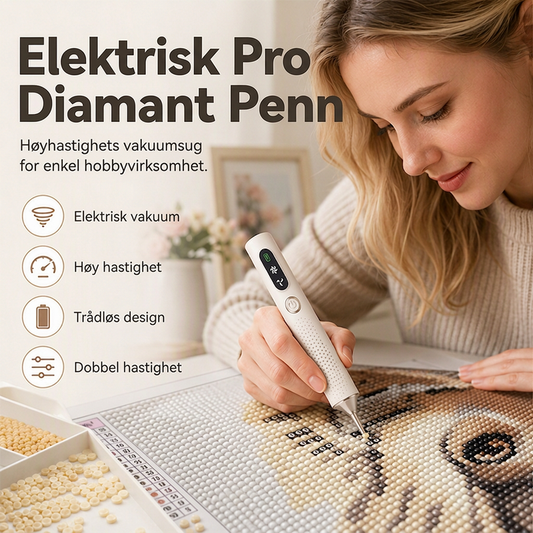 Oppladbar elektrisk diamantpenn