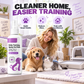 ⏰🔥BEGRENSET TID: bare 99,99 kr! 🐾 Over 10 000 solgte! Potty Training Spray – effektiv luktfjerner, allsidig og sikker – perfekt for valper, katter og et renere hjem ✨
