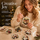 🎄 DIY perledekor til treet – 5D diamantmaling, akryl, perleglans. Perfekt til juletreet og vinduet! ✨🎨