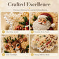 🎄 DIY perledekor til treet – 5D diamantmaling, akryl, perleglans. Perfekt til juletreet og vinduet! ✨🎨