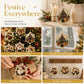 🎄 DIY perledekor til treet – 5D diamantmaling, akryl, perleglans. Perfekt til juletreet og vinduet! ✨🎨