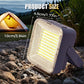 🏕️Vanntett solcelledrevet campinglampe, trådløs lading 💡