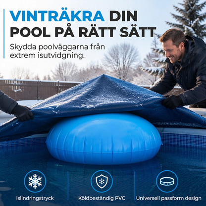 🏊 50 % RABATT! ❄️ Oppblåsbart vinterovertrekk til basseng – Rundt, slitesterkt og værbestandig ✨
