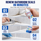 🔥50 % RABATT NÅ! 🛁 Fjerningsmiddel for baderomslim + vanntett tetningssett, enkelt å bruke ✨