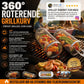 🔥🍖 Tidsbegrenset BBQ-tilbud – 360° rullende grillkurv | Non-stick roterende grillkurv for kjøtt, grønnsaker og mer