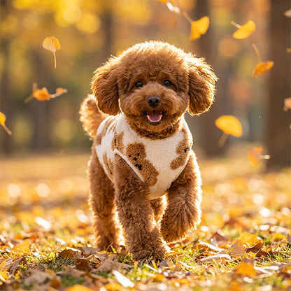 🐶 50 % RABATT NÅ! 🧣 Søt kjole til kjæledyr med fôr i plyss – myk og varm for katter og hunder på kalde dager ❄️