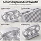 Aluminumsmørter til hurtig måltidsforberedelse