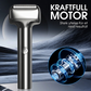 🪒 BEGRENSET 50 % RABATT! Oppladbar elektrisk barbermaskin med barberblad for menn – 60 minutters batteritid, IPX6-vanntett, svært stille drift for sensitiv hud