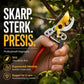 🔥✂️ Ryddig og rask beskjæring! SK5-saks for hover og beskjæring – ideell for greiner, hekker og hagearbeid ✨