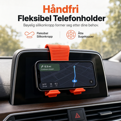 ⏳🔥TIDSBEGRENSET 50% RABATT! ⏰Bærbar, sammenleggbar X-formet silikontelefonholder, fleksibel mobiltelefonstøtte