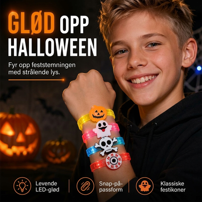 LED-ly armbånd til barn til Halloween