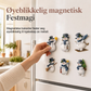 Juletegneserie kjøleskapsmagneler