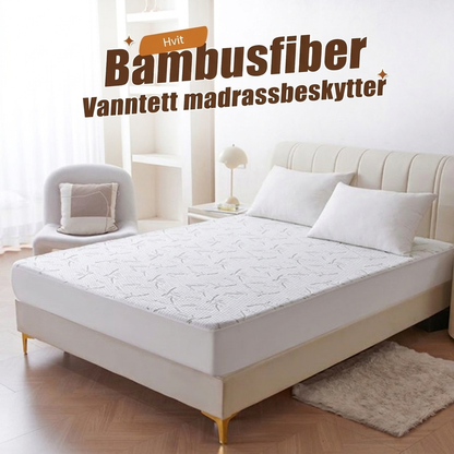 Vannbeskyttende madrassbeskytter av bambusfiber
