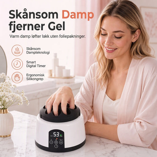 36W elektrisk dampneglelakkfjerner – profesjonell enhet for å fjerne gellakk og akryl til manikyr