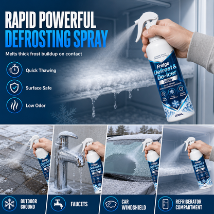 🧊 Rask frostløsning – nøytral pH-formel – bremser ny frostdannelse – for hjem og bil