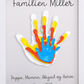 ⏳ Tidsbegrenset 50% rabatt ⏰ Familien håndavtrykk sett 🎨 DIY Familien minne gavekit, Akryl plate, 🖐️ Fargerike malinger, rommer opptil 4 håndavtrykk