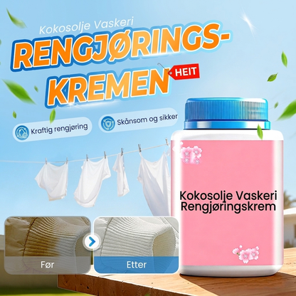 Vaskepasta med kokosolje