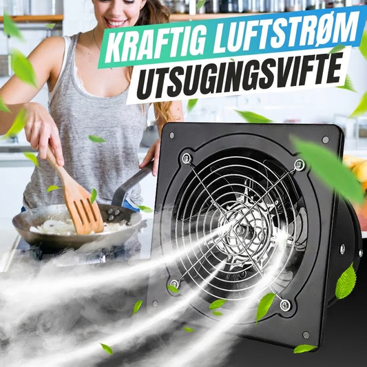 Lydfatt avtrekksvifte