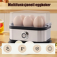 🍳SOLDES BLACK FRIDAY: 50 % RABATT💨 Multifunksjons eggkoker med gjennomsiktig lokk – for koking, posjering eller omelettilberedning✨
