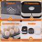 🍳SOLDES BLACK FRIDAY: 50 % RABATT💨 Multifunksjons eggkoker med gjennomsiktig lokk – for koking, posjering eller omelettilberedning✨