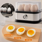 🍳SOLDES BLACK FRIDAY: 50 % RABATT💨 Multifunksjons eggkoker med gjennomsiktig lokk – for koking, posjering eller omelettilberedning✨