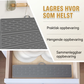 Sekfold silikon oppvaskmatte