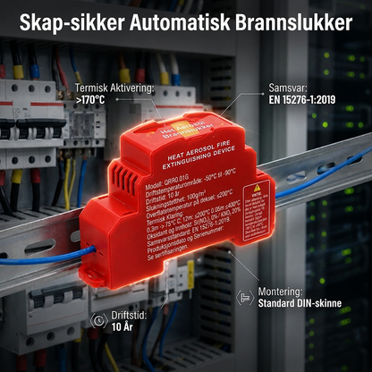 🧯🔥🌡️Brannslukker med automatisk temperaturrespons