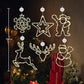 ⏳SISTE SALGSDAG🎄❄️ DIY LED-sugekopp-lamper med julesnøfnugg ✨ | Batteridrevne, varmt og flerfarget lys, sugekopp-lamper til vinduer, julepynt til hjemmet og festen
