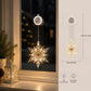 ⏳SISTE SALGSDAG🎄❄️ DIY LED-sugekopp-lamper med julesnøfnugg ✨ | Batteridrevne, varmt og flerfarget lys, sugekopp-lamper til vinduer, julepynt til hjemmet og festen