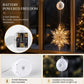 ⏳SISTE SALGSDAG🎄❄️ DIY LED-sugekopp-lamper med julesnøfnugg ✨ | Batteridrevne, varmt og flerfarget lys, sugekopp-lamper til vinduer, julepynt til hjemmet og festen