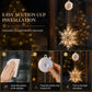 ⏳SISTE SALGSDAG🎄❄️ DIY LED-sugekopp-lamper med julesnøfnugg ✨ | Batteridrevne, varmt og flerfarget lys, sugekopp-lamper til vinduer, julepynt til hjemmet og festen