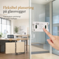 Trådløst lysbrygersett uten kabelføring, med selvklebende veggbryter og mottaker for 220V husholdningslamper